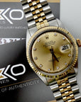 SOLD Datejust 36 / factory diamond dial / 1966