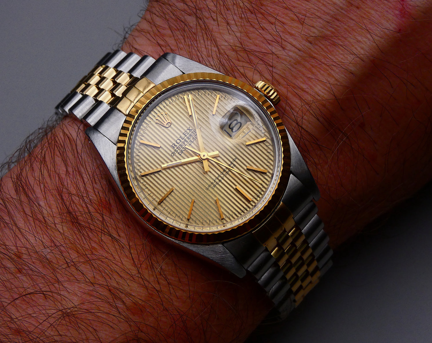 SOLD Rolex Datejust 36 / 1985 / Tapestry