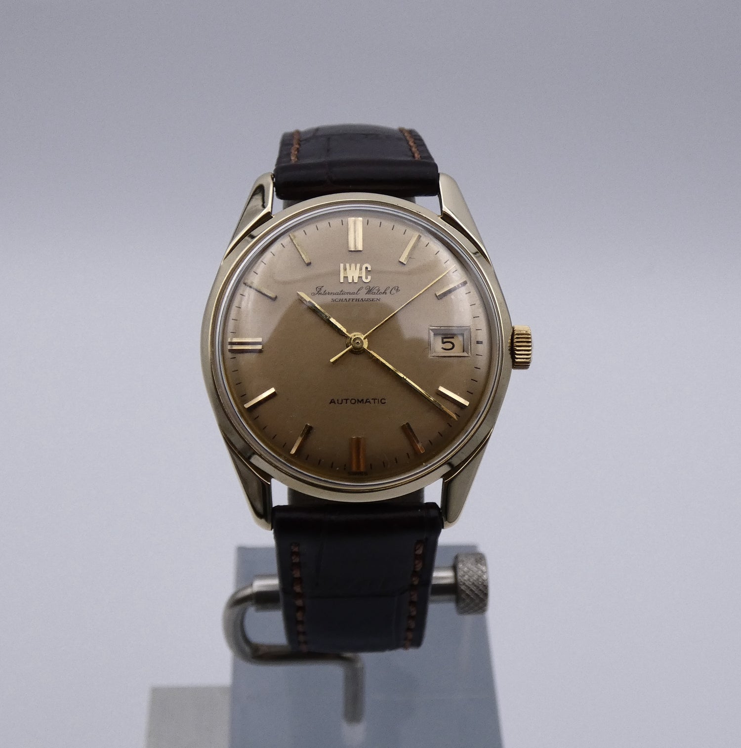 SOLD IWC Vintage 14K Gold 35mm Portofino