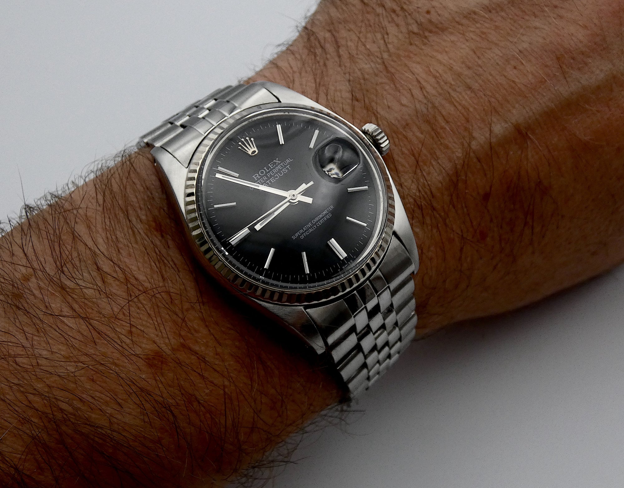 SOLD  Datejust 36 mat black dial 1972