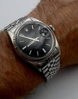 SOLD  Datejust 36 mat black dial 1972