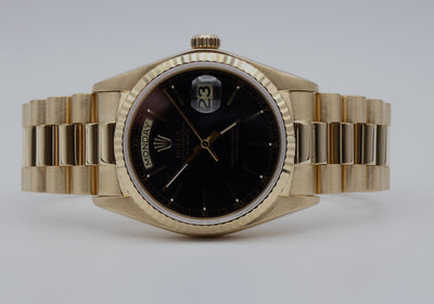 SOLD Rolex Day-Date 36 / Very nice / Black / 1979