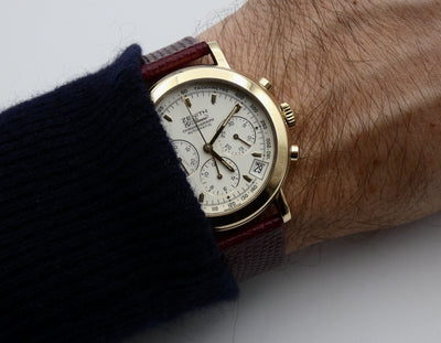 SOLD Zenith El Primero Chronograph 18K / serviced