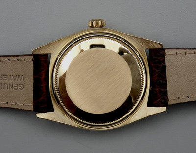 SOLD Day-Date 1969 MINT / Pie pan linnen gold dial / warranty