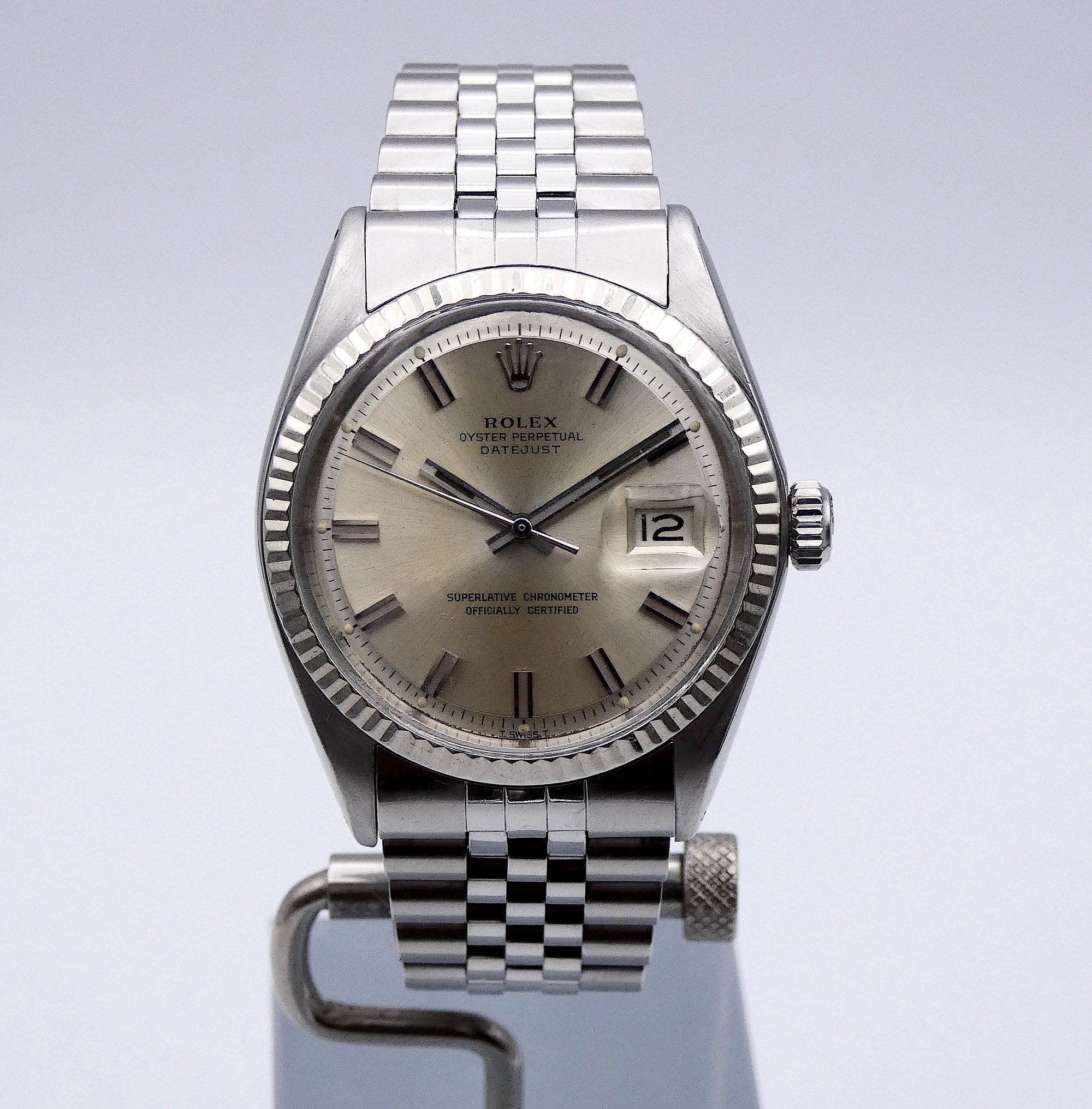 SOLD Datejust 1601 PiePan WideBoy 1969 Mint