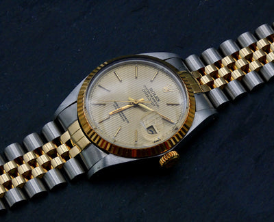 SOLD Mint Datejust 36 - 1987 tapestry