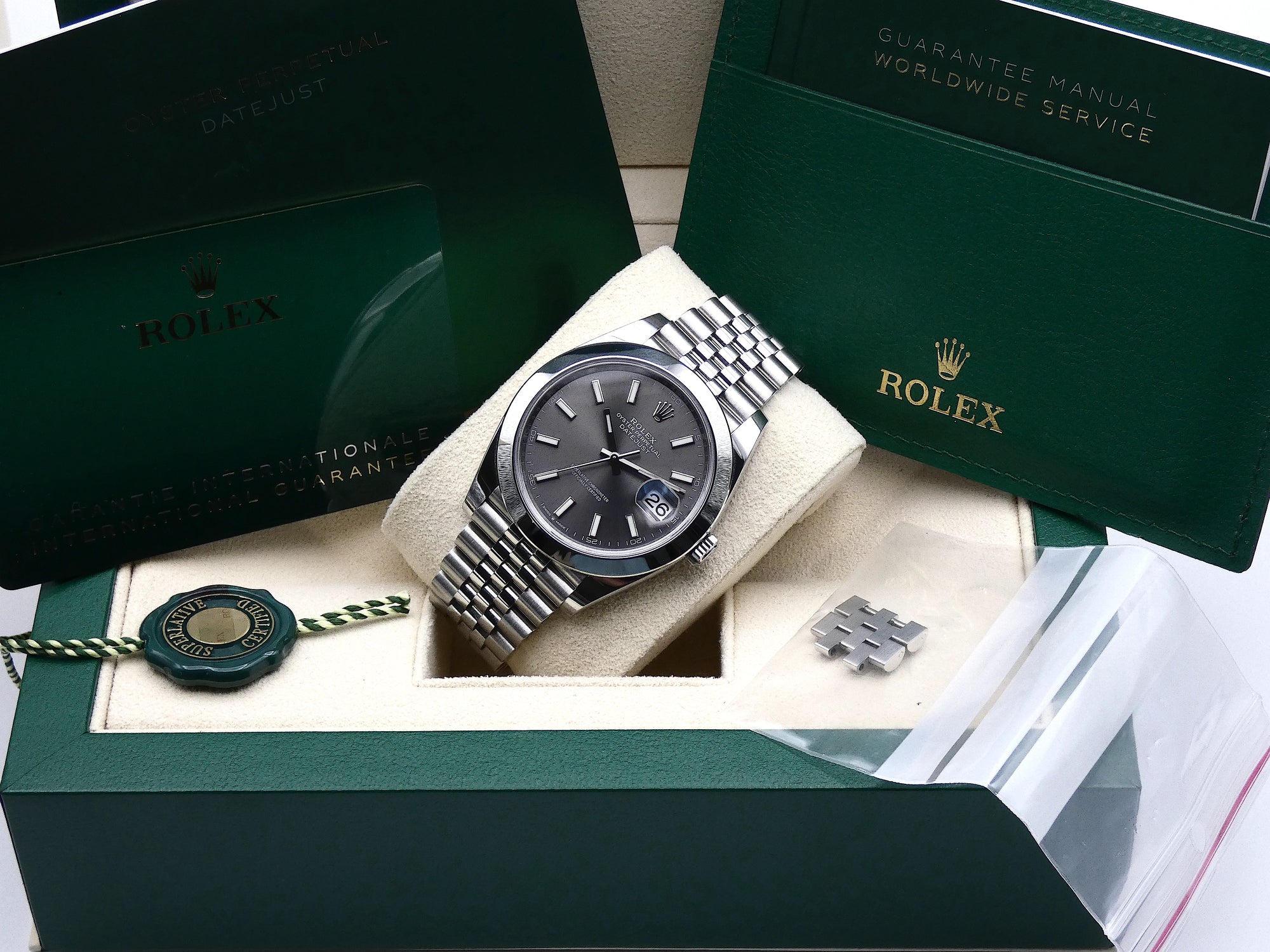 SOLD Reserved Datejust II Grey Rhodium 41 mm // Full Set 2021