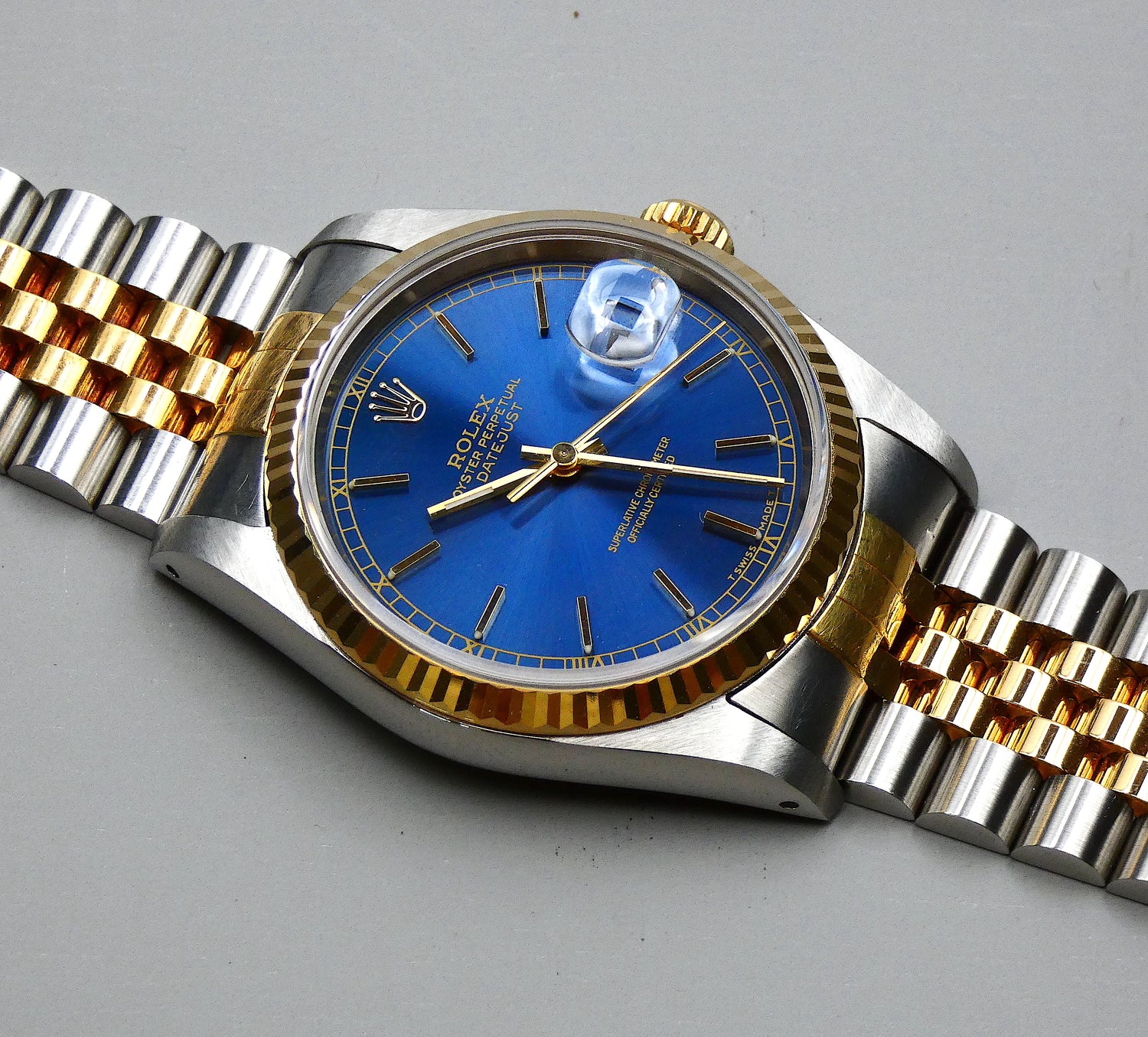 SOLD  Rolex Datejust 36 / 1989 / Mint & Unpolished A++ / with papers