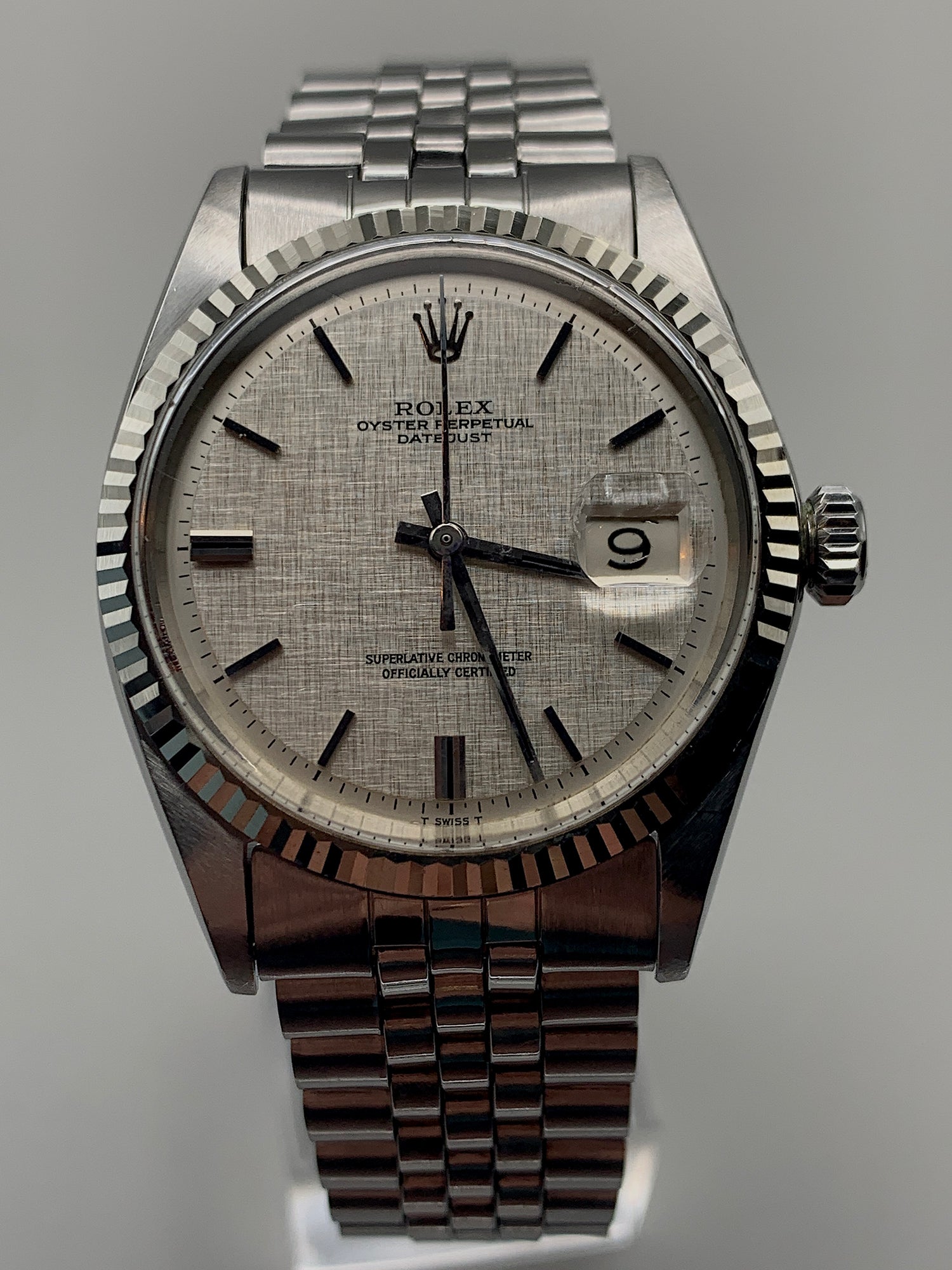 SOLD Rolex Datejust 36m Pie Pan Linen dial / Very rare