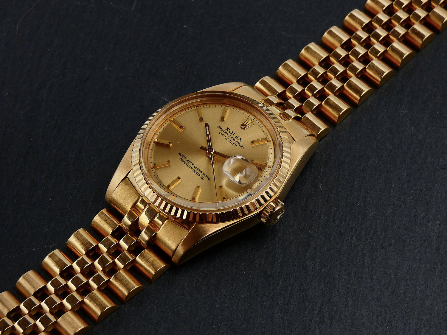 SOLD Rolex Datejust 36 2022 service / 1971