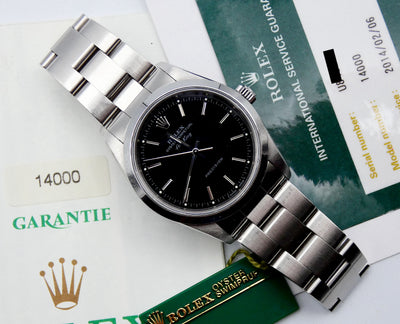 SOLD Rolex Air King 1997 / papers + service + hangtag
