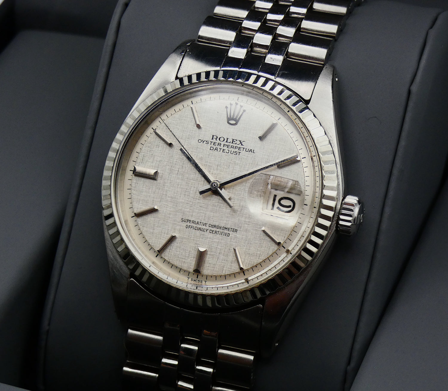 Rolex Datejust 36 1972 Linen dial