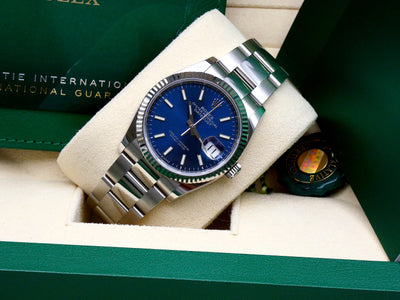 SOLD Rolex Datejust 36 / mint / 2021 / Blue