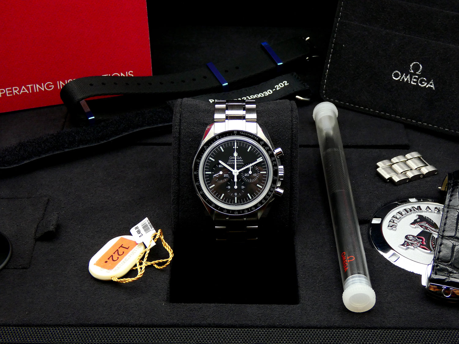 SOLD Omega Speedmaster Professional Moonwatch double sapphire