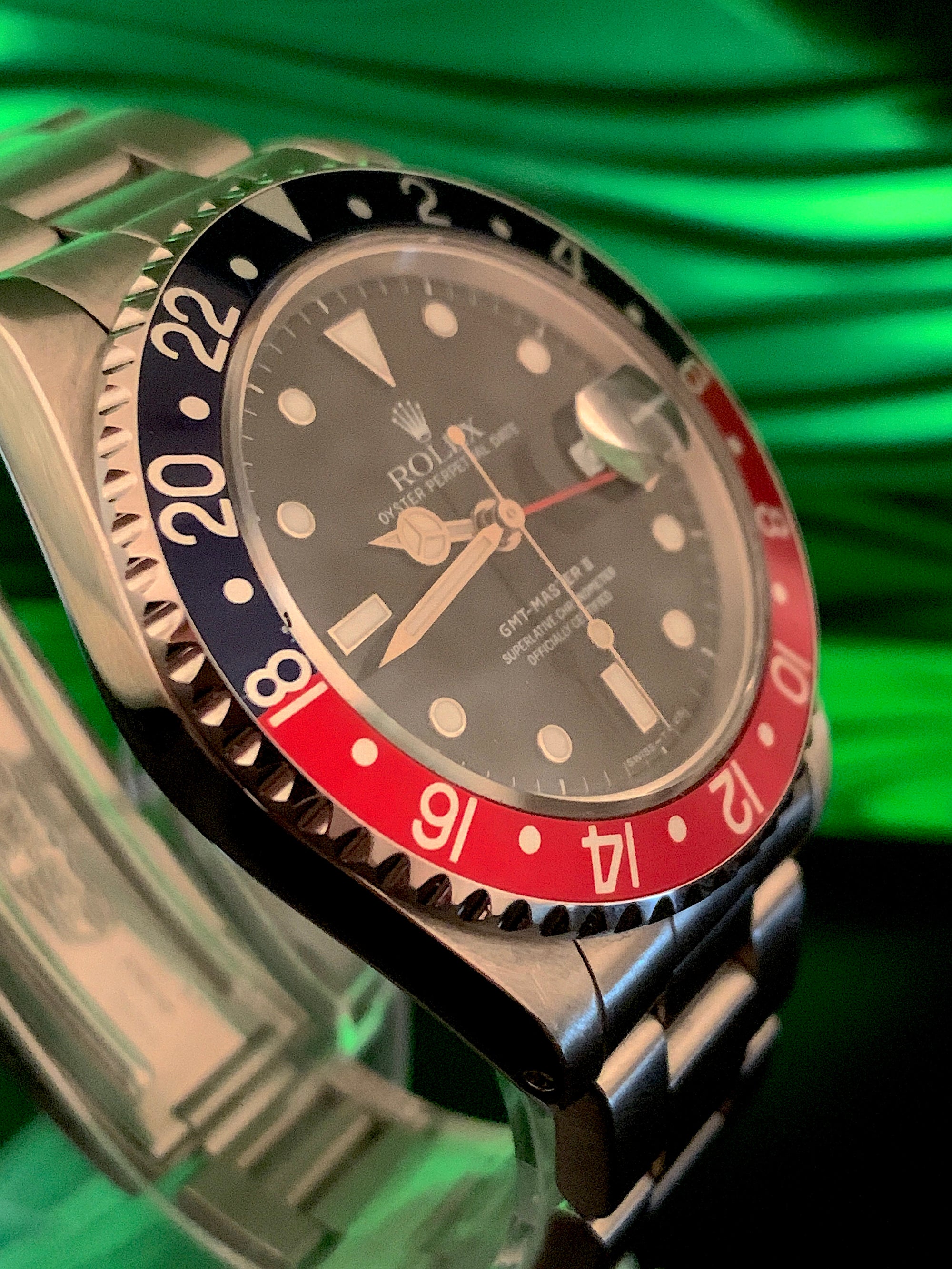 SOLD 16710 GMT-Master II Pepsi Mint