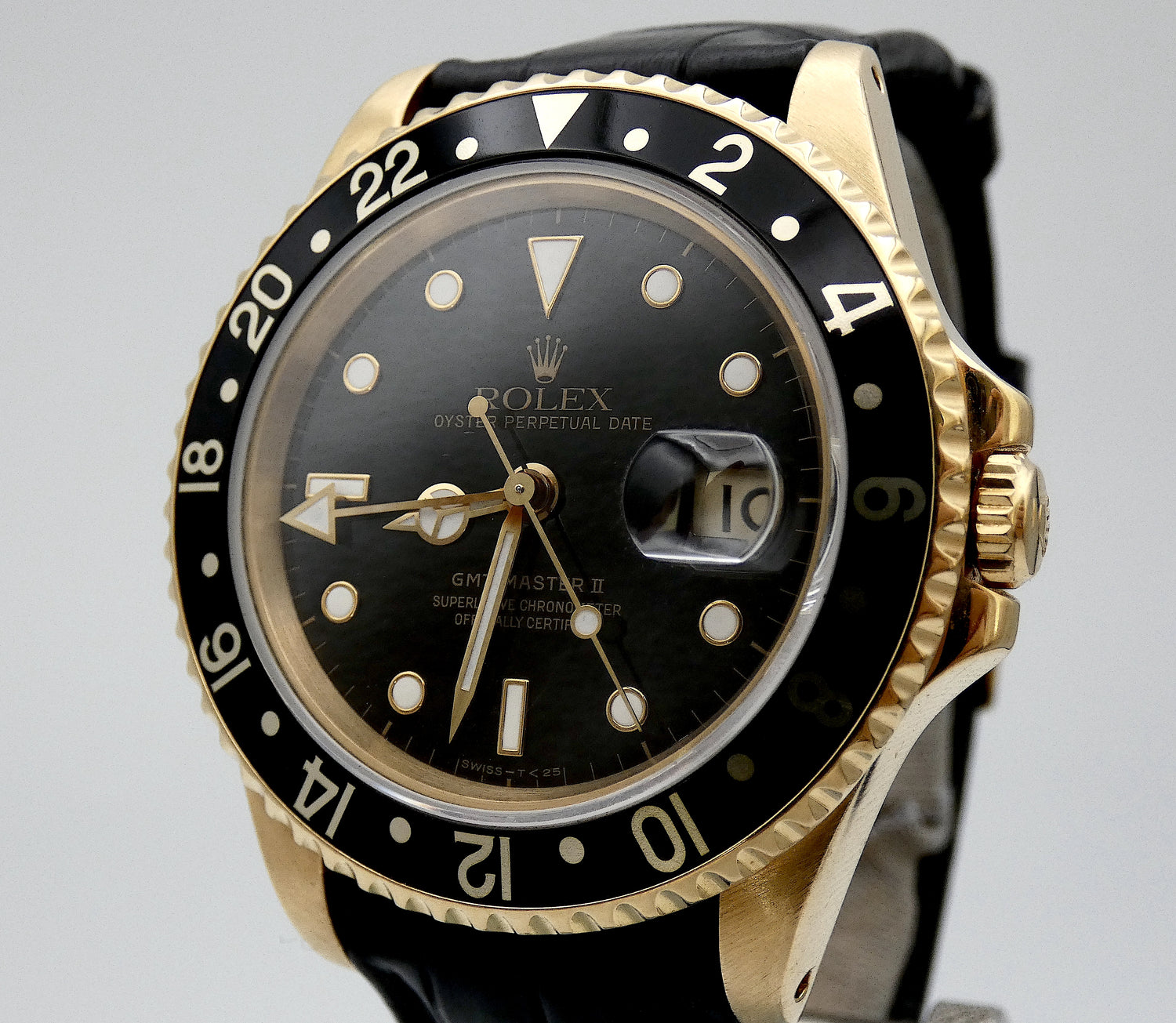 SOLD  GMT-Master II 18K gold MINT