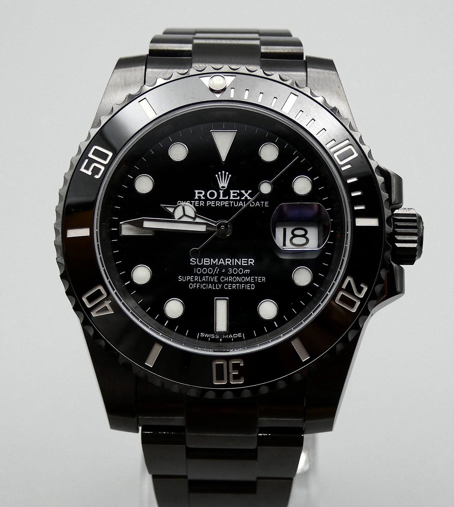 Full black rolex submariner Clearance