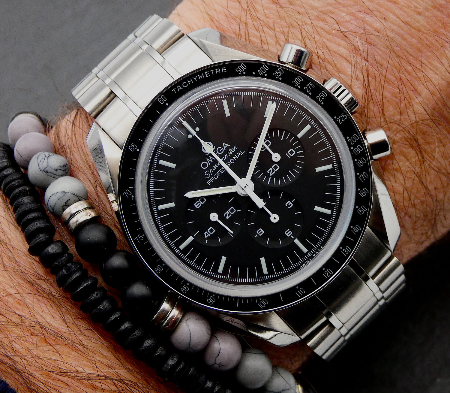 SOLD Omega Speedmaster Professional Moonwatch double sapphire