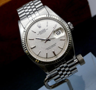 SOLD Rolex Datejust 36 Linen dial / 1972