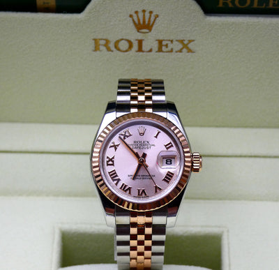 SOLD  Rolex Lady-Datejust 26mm / Rose gold / full set