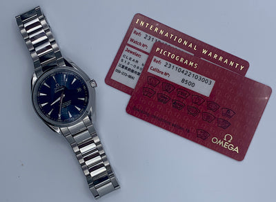 SOLD Omega Seamaster Aqua Terra Blue / 231.10.42.21.03.003