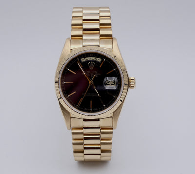 SOLD Rolex Day-Date 36 / Very nice / Black / 1979