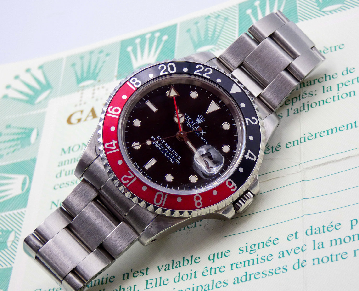 SOLD Rolex GMT-Master II 16710 with papers / serviced