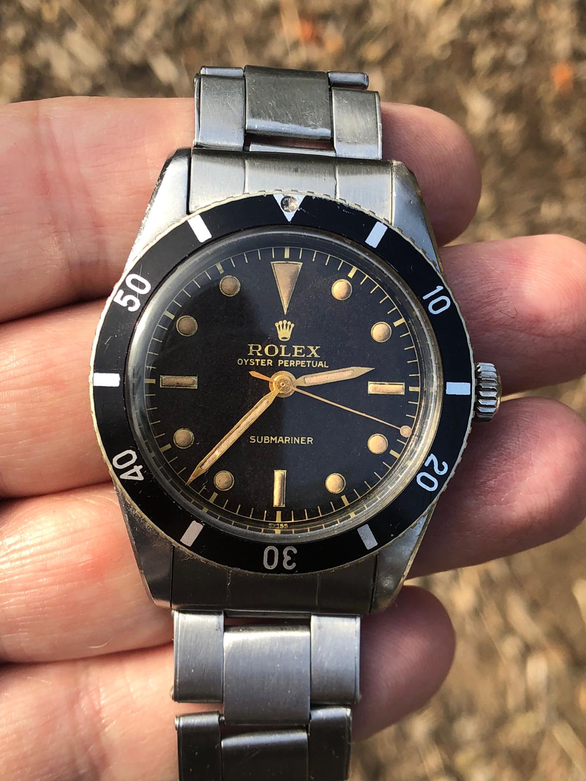 SOLD Submariner 6205 1954 Gilt sub only / Super Rare / Tropical
