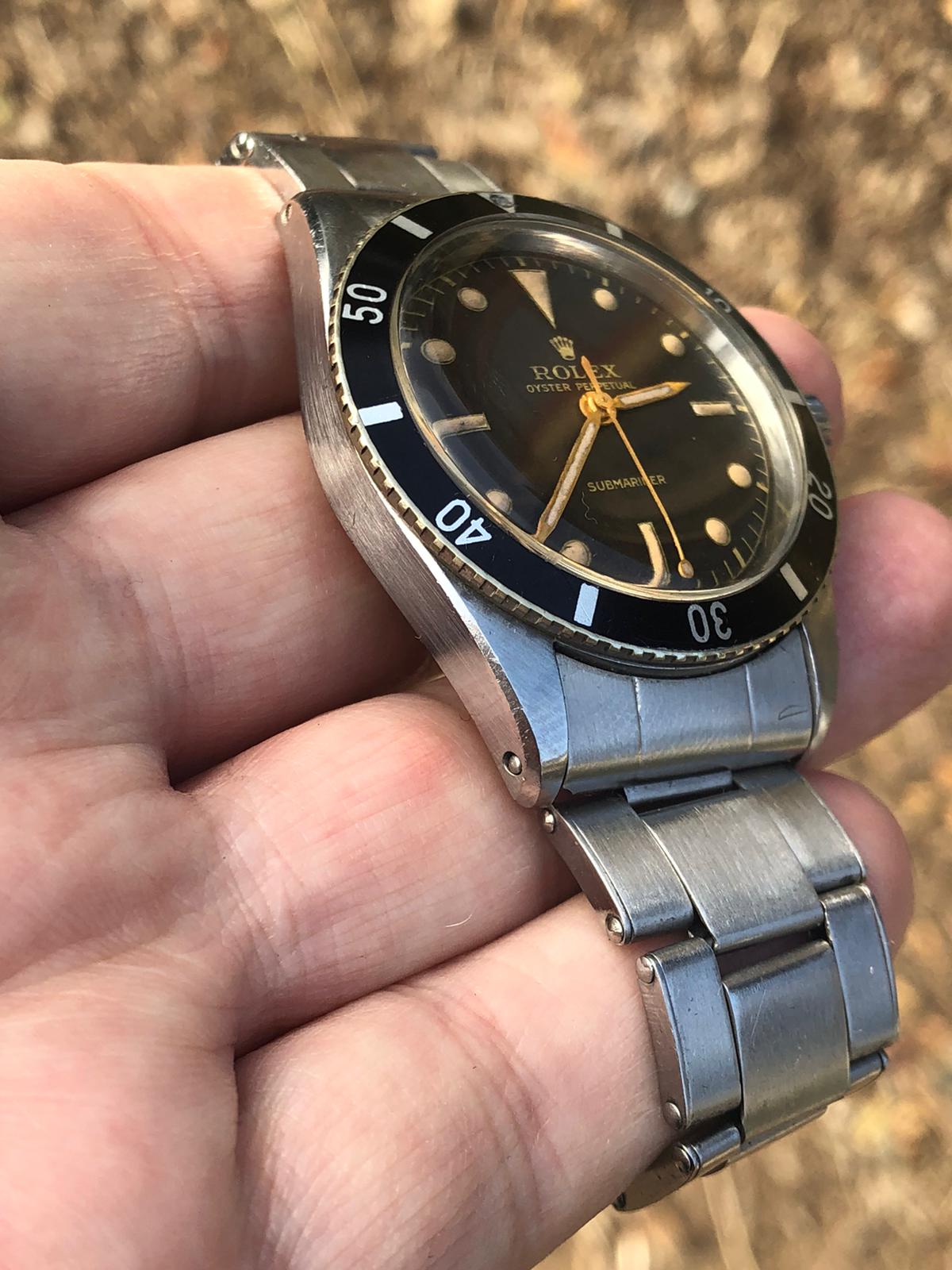 SOLD Submariner 6205 1954 Gilt sub only / Super Rare / Tropical